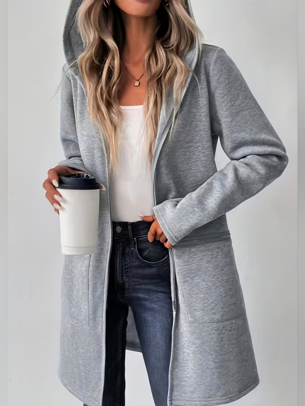 Women's Fashion Zip-Up Jacket